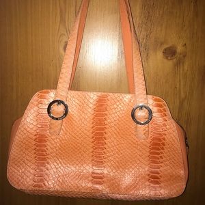 {Reduced} Orange Franco Sarto purse
